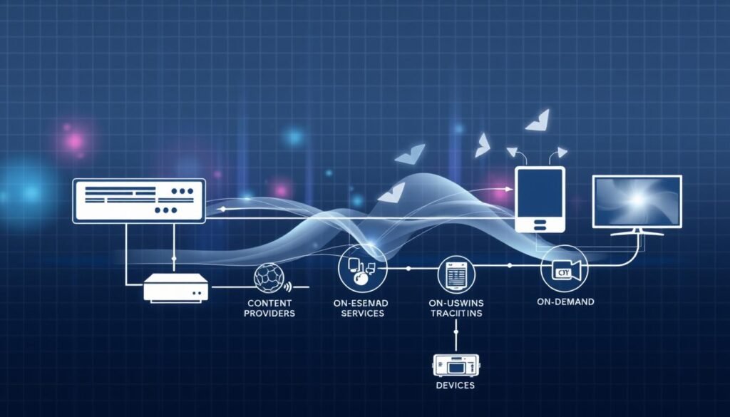 IPTV Streaming Technology Diagram IPTV Streaming Technology Diagram