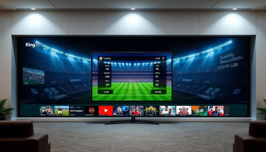 King365TV Streaming Platform Interface